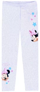 Disney Myszka Minnie Legginsy/Getry Holograficzne - Spodnie i spodenki dla dziewczynek - miniaturka - grafika 1