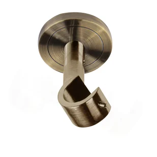 Wspornik do karnisza 19 mm sufitowy pojedynczy antyczny mosiądz 80 mm Inspire - Karnisze - miniaturka - grafika 1