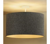 Lampy sufitowe - Duolla - Żyrandol natynkowy ROLLER ECO RECYCLING 1xE27/15W/230V śr. 45 cm szary - miniaturka - grafika 1