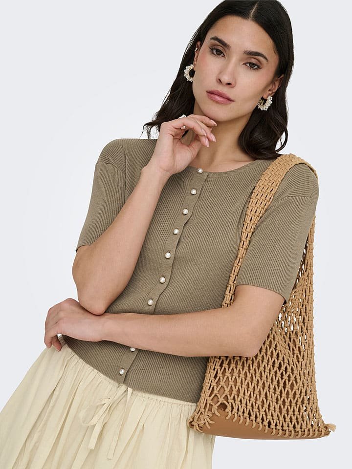 JDY Kardigan w kolorze khaki