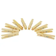 Inne artykuły do sprzątania - Klamerki do bielizny drewniane NORMAL 10 brązowe - miniaturka - grafika 1