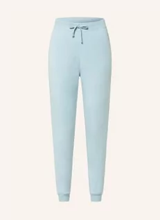 Spodnie sportowe damskie - Nike Spodnie Dresowe Yoga Luxe blau - grafika 1