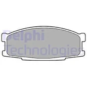 Klocki hamulcowe - DELPHI KLOCKI HAMULCOWE LP981 PRZÓD MITSUBISH CANTER 2.3 FB433) 01/86-08/92 - miniaturka - grafika 1