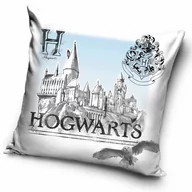 Pościel dla dzieci - Poszewka 40x40 dekoracyjna MIĘKKI VELVET dla dziecka Harry Potter biały - miniaturka - grafika 1