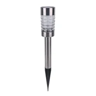 Lampy ogrodowe - Inspire Lampa solarna wbijana Glass srebrna IP44 LED - miniaturka - grafika 1