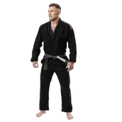 Kimona, stroje i obuwie - MANTO Kimono Do Bjj Gi X5 Czarno-Purpurowe - miniaturka - grafika 1