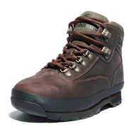 Buty trekkingowe męskie - Buty męskie trekkingowe Timberland Euro Hiker Leather Md Brown - miniaturka - grafika 1