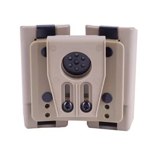 ESP - Ładownica na dwa magazynki 9 mm / .40 - Montaż do pasa UBC-03 - Khaki - MH-MH-34 KH - Odzież taktyczna i umundurowanie - miniaturka - grafika 2