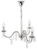 Lampy sufitowe - Lemir Velio żyrandol 3 pł chrom O1953 CH 015O1953 CH - miniaturka - grafika 1