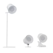 Lampy stojące - Lampka stołowa biurkowa LED LL USUL 3in1DIM+CCT-W biała kinkiet klips USB - miniaturka - grafika 1