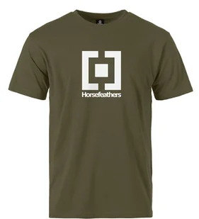 t-shirt HORSEFEATHERS BASE T-SHIRT burnt olive - Koszulki męskie - miniaturka - grafika 1