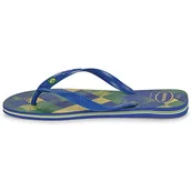 Klapki i japonki męskie - Havaianas Męskie klapki HAV. Brasil Fresh, Morski, 37/38 EU - miniaturka - grafika 1