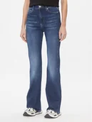 Spodnie damskie - Tommy Jeans Jeansy Sylvia DW0DW17156 Niebieski Flare Fit - miniaturka - grafika 1