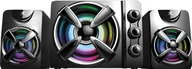 Głośniki komputerowe - Xtrike Me Xtrike-Me SK-501 Zestaw głośników 2+1 gamingowych z subwooferem - miniaturka - grafika 1