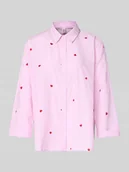 Koszule damskie - Koszula z kołnierzykiem o kroju relaxed fit z domieszką bawełny model 'NEW LINA GRACE' - miniaturka - grafika 1