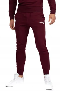 NEW BALANCE SPODNIE DRESOWE MĘSKIE BORDOWE R-L - Spodnie sportowe męskie - miniaturka - grafika 1