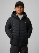 Kurtki i płaszcze dla chłopców - 4F Kurtka z wypełnieniem syntetycznym chłopięca - czarna 158 (12-13 lat) - miniaturka - grafika 1