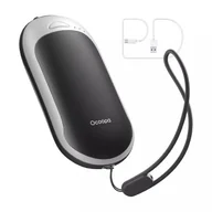 Powerbanki - Ogrzewacz do rąk z funkcją powerbanku Ocoopa HotPal PD 5000 mAh, USB-C, biało-czarny - miniaturka - grafika 1