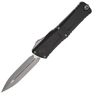 Nóż automatyczny OTF Microtech Combat Troodon D/E Gen III Black Aluminium, Apocalyptic M390MK by Tony Marfione (1142-10AP) - Noże - miniaturka - grafika 1