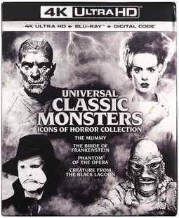 Universal Classic Monsters: Icons of Horror Collection Vol. 2: The Mummy / Bride of Frankenstein / Phantom of the Opera / Creature from the Black La.. - Horrory Blu-Ray - miniaturka - grafika 1