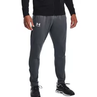 Spodenki męskie - Under Armour Pique Track Pants 1366203-012 męskie spodnie szare - miniaturka - grafika 1