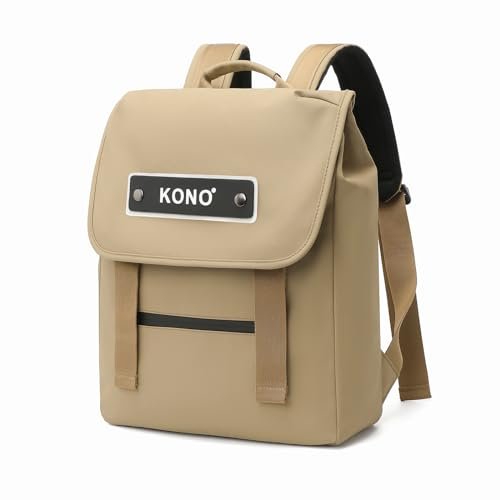 Kono Plecak codzienny Plecak na Laptopa dla Mężczyzn i Kobiet, Unisex Lekki Plecak Szkolny, Wodoodporny Plecak na Zewnątrz Casual Daypack Pasuje na 15,6 Calowego Laptopa do Pracy i na Studia