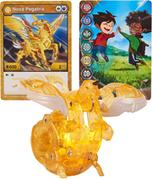 Figurki dla dzieci - Bakugan Legends świecąca figurka Nova Pegatrix i karty - miniaturka - grafika 1