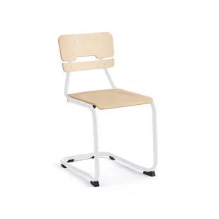 Krzesło szkolne LEGERE I, 450 mm, biały, brzoza - Podnóżki, podpórki, podkładki - miniaturka - grafika 1