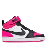 Sneakersy damskie - Sneakersy Nike Court Borough Mid 2 Bg HV0933 100 Różowy - miniaturka - grafika 1