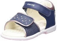 Buty dla dziewczynek - Geox Dziewczęce sandały B VERRED dla dziewczynek, AVIO/PINK, 24 EU, Avio Pink, 24 EU - miniaturka - grafika 1