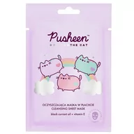 Maseczki do twarzy - Pusheen, Cleansing Sheet Mask, Oczyszczająca Maska W Płachcie, 17g - miniaturka - grafika 1