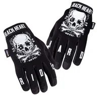 Rękawice motocyklowe - W-TEC RĘKAWICE MOTOCYKLOWE WEB SKULL ROZM XL CZARN W-TEC - miniaturka - grafika 1