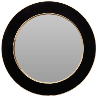 Lustro ścienne TRENDS4YOU średnica 60 cm Czarny