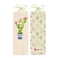 Zakładki do książek - Cozywood Zakładka drewniana Kaktus - miniaturka - grafika 1