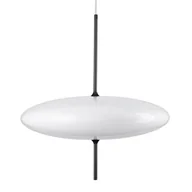 Lampy sufitowe - Lampa zwisowa Piatto ST-9222P Step eliptyczna biała czarna - miniaturka - grafika 1