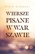Poezja - Wiersze pisane w Warszawie. Ekfrazy i inne rozpoznania - miniaturka - grafika 1