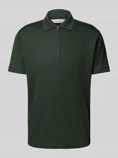 Koszulka polo o kroju regular fit z mieszanki bawełny model ‘FAVE’ - Koszulki męskie - miniaturka - grafika 1
