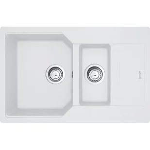 Franke Urban UBG 651-78 GSC Zlewozmywak granitowy półtorakomorowy 78x50 cm biały polarny 114.0687.297 - Zlewozmywaki - miniaturka - grafika 1