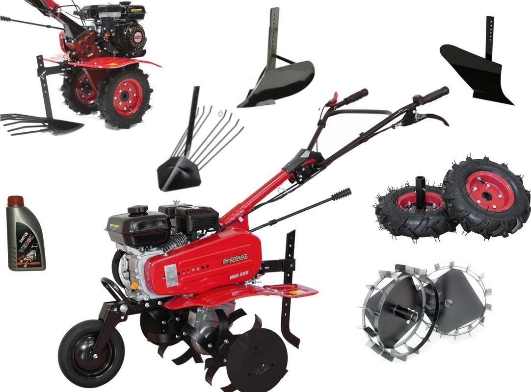 4iConcepts HGS 500 HORTMASZ Spalinowa + 9-elementowy zestaw akcesoriów