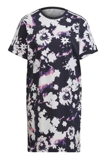 Sukienka damska Adidas Tee Dress oversize w kwiaty-XXS - Sukienki - miniaturka - grafika 1