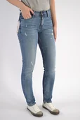 Spodnie damskie - LEE ELLY SLIM STRAIGHT CLEAN BLUE - miniaturka - grafika 1