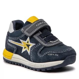 Buty dla chłopców - Sneakersy Geox - B Alben B. A B263CA 022FU C4229 M Navy/Dk Yellow - grafika 1