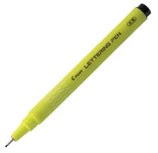 PILOT-  Marker cienki Lettering Pen  Czarny - Cienkopisy - miniaturka - grafika 1