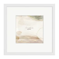 Ramki na zdjęcia - Ramka IDEA PAS M1 20 x 20 cm (11 x 11 cm) biały - miniaturka - grafika 1