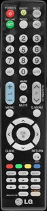 Pilot TV firma LG model MKJ61841702 czarny ORYGINAŁ 32SL8000 42SL8000 - Piloty - miniaturka - grafika 1