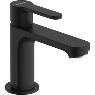 Bateria umywalkowa czarna 13.6 cm Stamis Cool Start Hansgrohe - Baterie umywalkowe - miniaturka - grafika 1