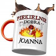 Kubki - Kubek Pomarańczowy Dla Joanny Koleżanki na Prezent z Nadrukiem ze Zdjęciem + Opakowanie na prezent (wzór 03) - miniaturka - grafika 1