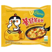 Kuchnie świata - Samyang Makaron instant Ramen Ostry Kurczak serowy marki Samyang 140g - miniaturka - grafika 1