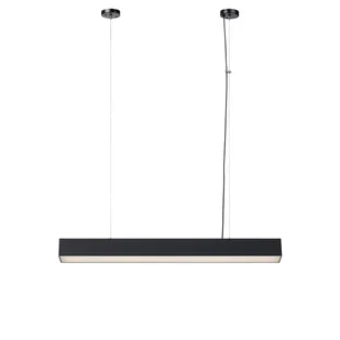 Prosta lampa LED nad stół 80cm LP-1401/1P M BK SMART z serii LUCI M - Lampy sufitowe Prosta lampa LED nad stół 80cm LP-1401/1P M BK SMART z serii LUCI M - Lampy sufitowe - miniaturka - grafika 1