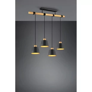 Trio Harris lampa wisząca 4-punktowa czarna 312700432 312700432 - Lampy sufitowe - miniaturka - grafika 1